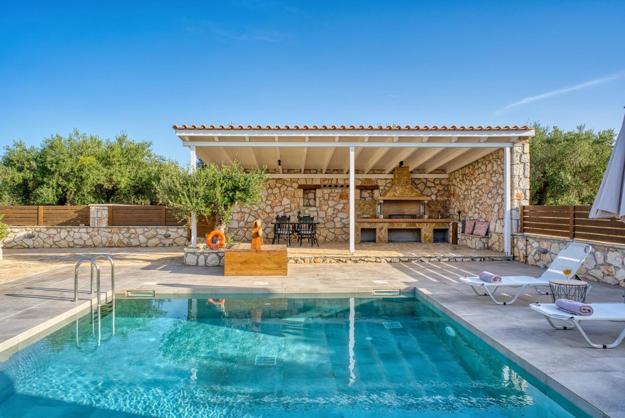 Astarte Villas - Astra Private Villas With Pool Vasilikí Dış mekan fotoğraf