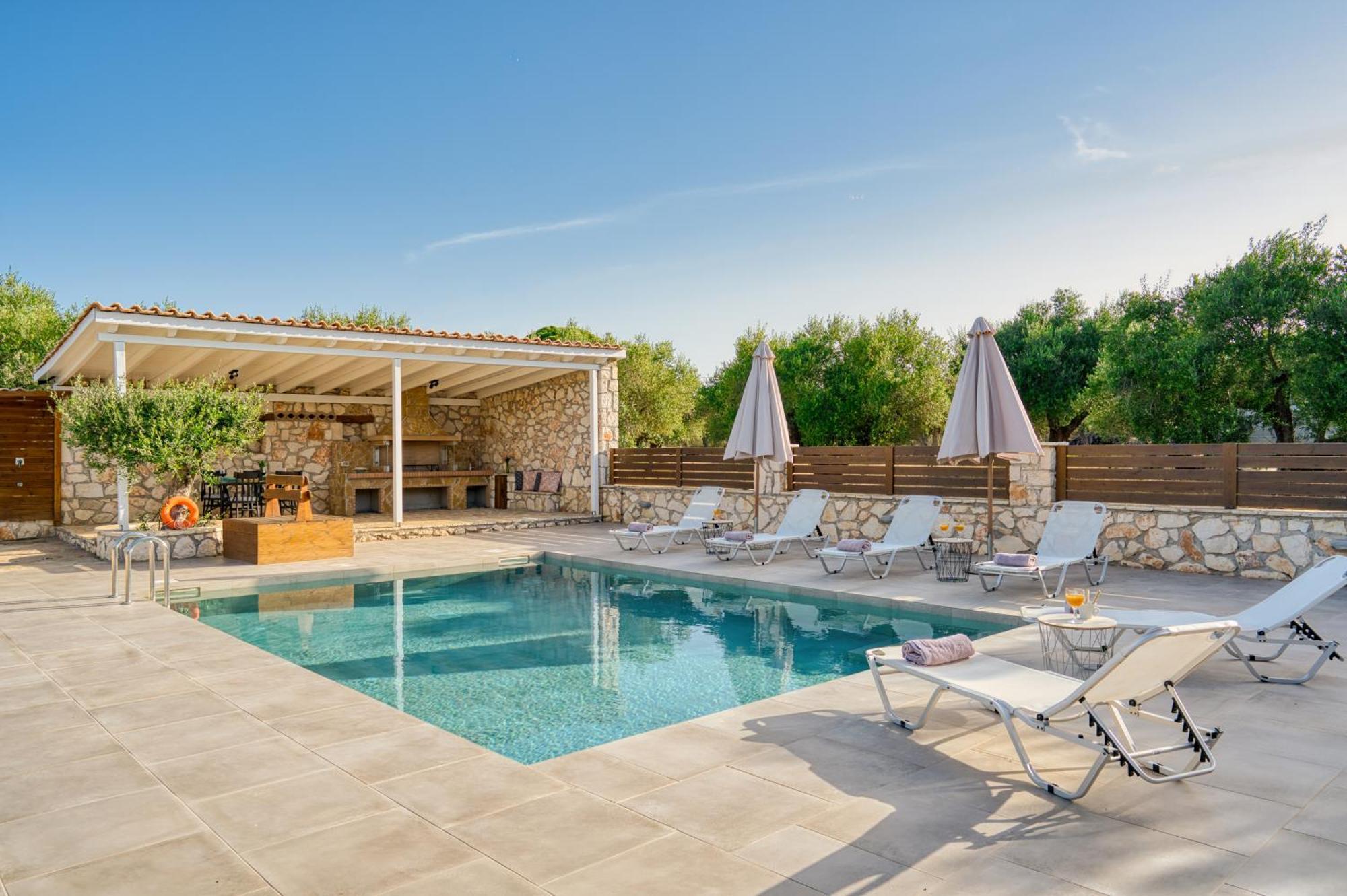 Astarte Villas - Astra Private Villas With Pool Vasilikí Dış mekan fotoğraf