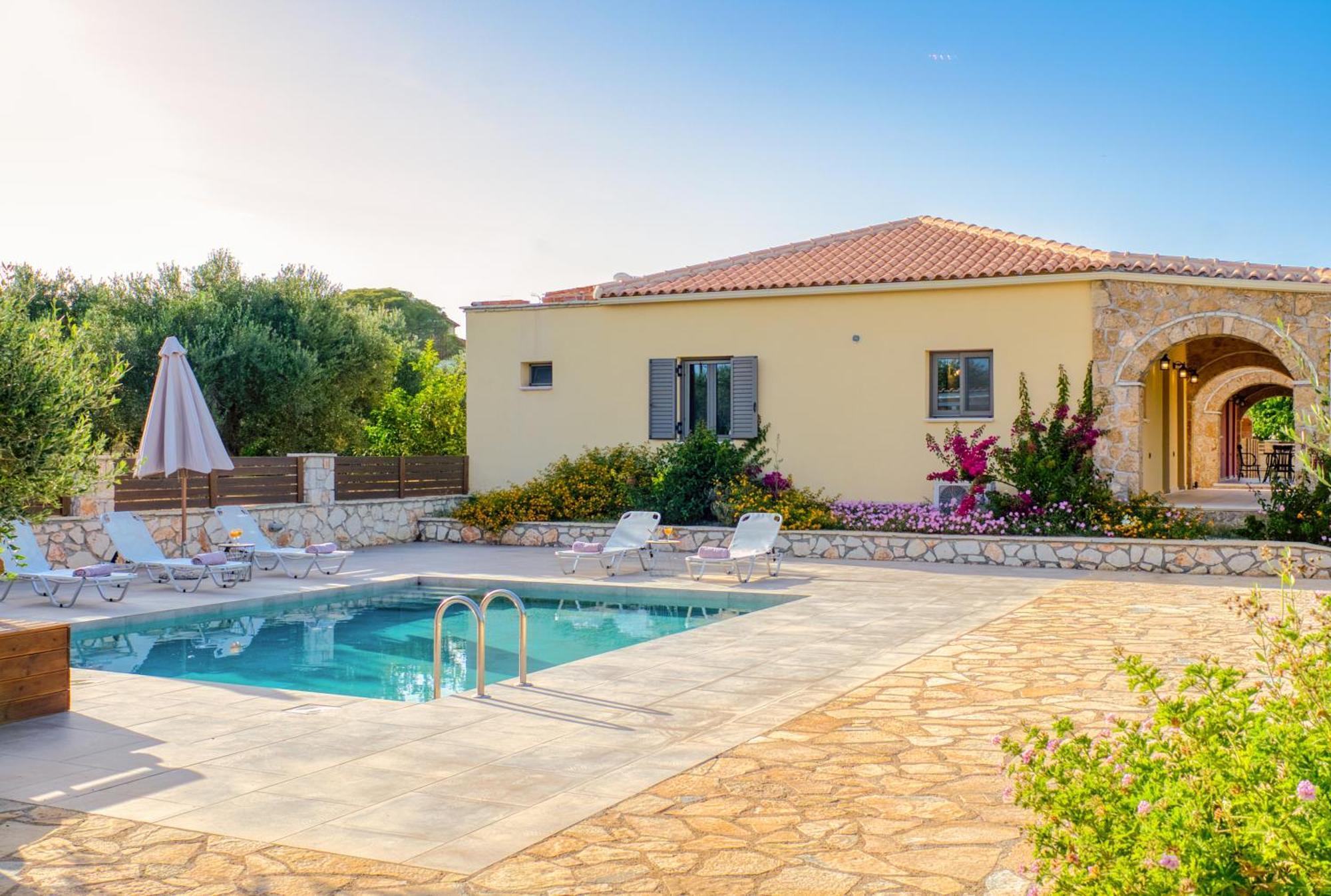 Astarte Villas - Astra Private Villas With Pool Vasilikí Dış mekan fotoğraf